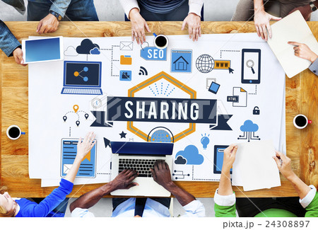 Brainstorming Collaboration Teamwork Thinking Office Concept 24308897