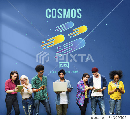 Cosmos Galaxy Astronomy Exploration Nebular Concept 24309505