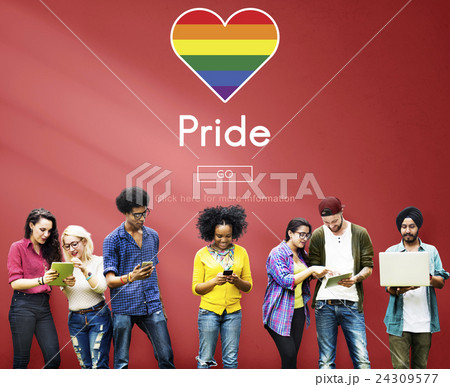 Pride Rights Transsexual Trabsgender Equality Gender Concept Pride Rights Transsexual Trabsgender Equality Gender Concept 24309577