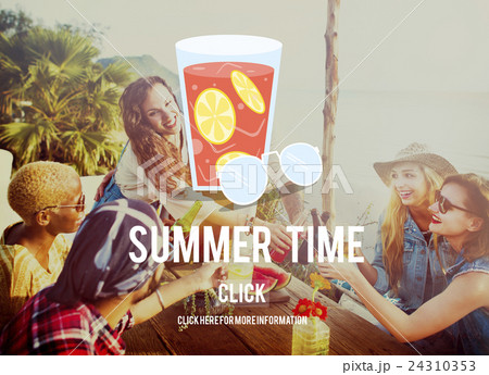 Summer Holiday Beach Sea Happiness Concept Summer Holiday Beach Sea Happiness Concept 24310353