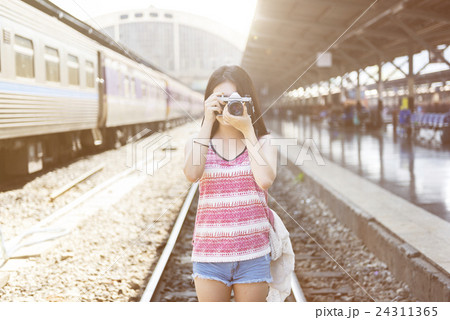 Girl Adventure Hangout Traveling Holiday Photography Concept 24311365