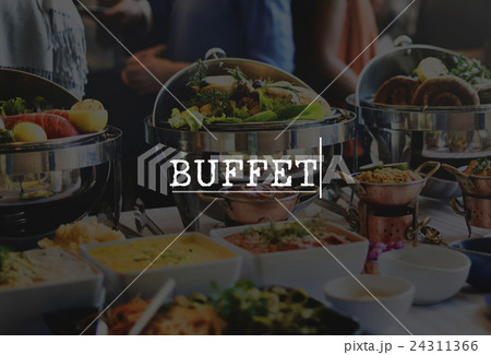 Buffet Culinary Food Meal Part Celebration Concept 24311366