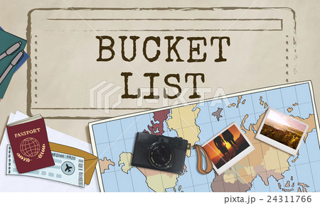 Bucket List Experience Inspiration Motivation Aspirations Concept 24311766
