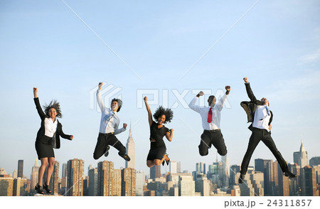 Business People Success Achievement City Concept 24311857