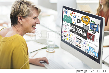 Web Design Blogging Layout Database Information Concept 24312011