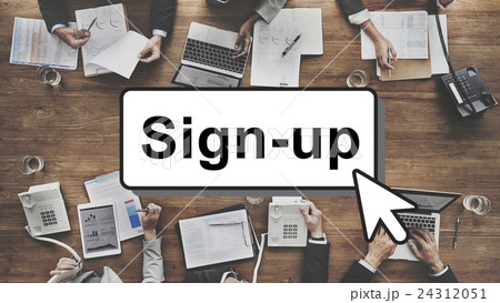 Sign-Up Join Login Member Network Page User Concept 24312051