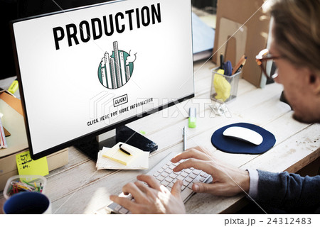 Production Product Produced Branding Result Concept Production Product Produced Branding Result Concept 24312483