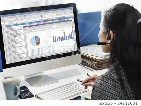 Spreadsheet Marketing Budget Report File Concept 24312601