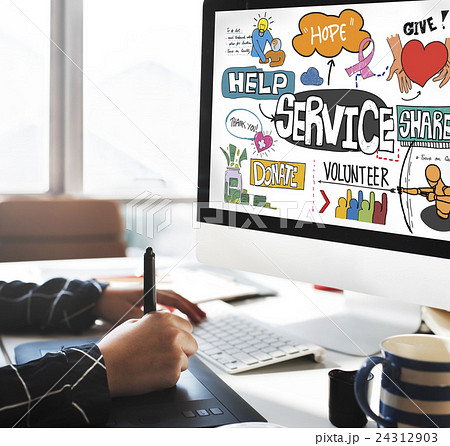 Service Support Assistance Customer Delivery Concept Service Support Assistance Customer Delivery Concept 24312903