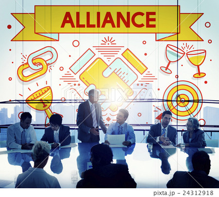 Alliance Team Together Collaboration Partnership Concept Alliance Team Together Collaboration Partnership Concept 24312918