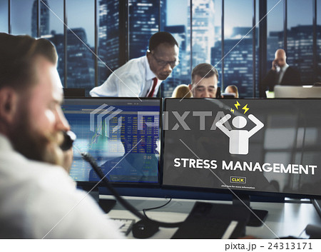 Stress Management Tension Anxiety Strain Rehabilitation Concept 24313171