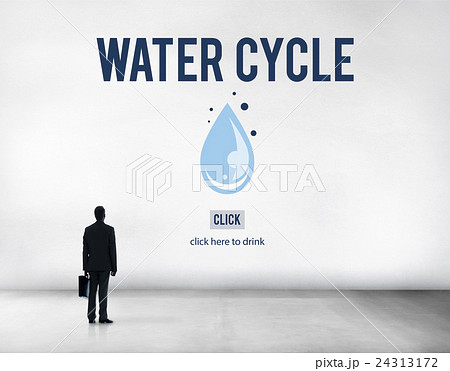 Water Cycle Condensation Evaporation Rain Natural Concept 24313172