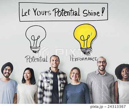 Potential Performance Capacity Motivation Skill Concept 24313367