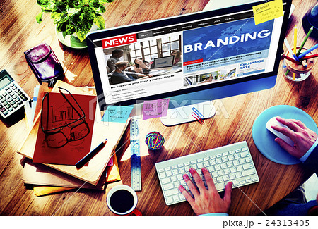 Brand Branding Marketing Advertising Trademark Concept 24313405