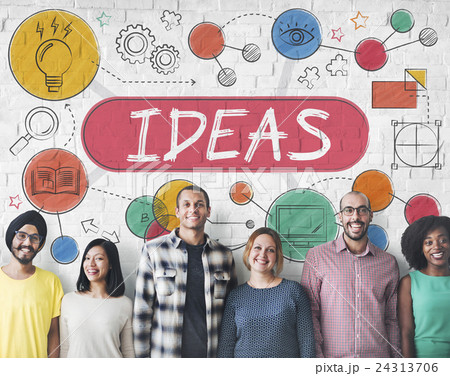 Ideas Mission Imagination Icons Vision Concept Ideas Mission Imagination Icons Vision Concept 24313706