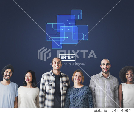 Enter Internet Computer Privacy System Protection Concept 24314004