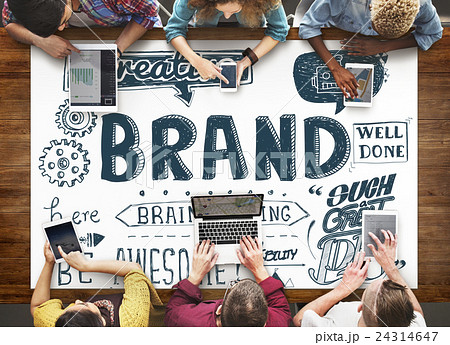 Brand Branding Advertising Commercial Marketing Concept 24314647