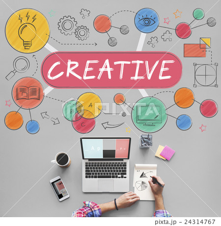 Creative Creativity Thinking Invention Concept Creative Creativity Thinking Invention Concept 24314767