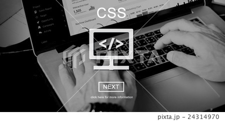 Algorithm Coding CSS Web Development Software Technology Concept 24314970