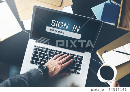 Security Sign Log In Up Password Secret Concept 24315141