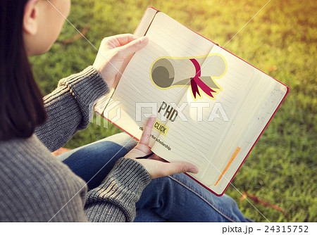 PhD Doctor of Philosophy Degree Education Graduation Concept 24315752