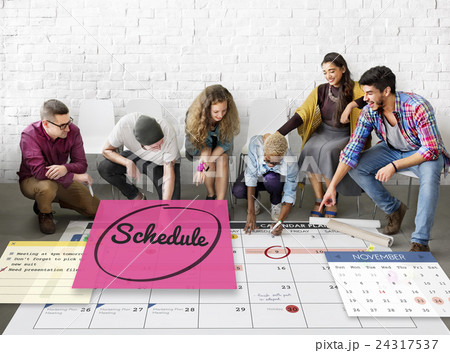 Schedule Calender Planner Organization Remind Concept 24317537