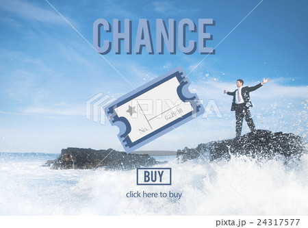 Chance Opportunity Option Decision Intersection Lotto Concept 24317577