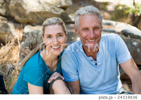 Couple smiling and posing Couple smiling and posing 24319836