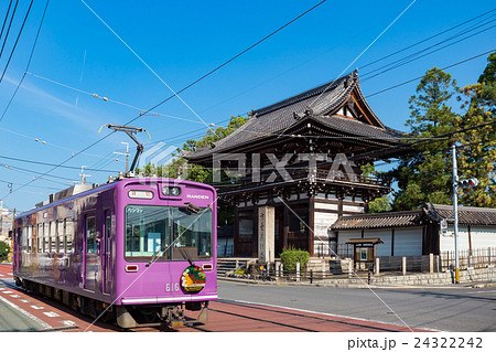 広隆寺と嵐電 24322242