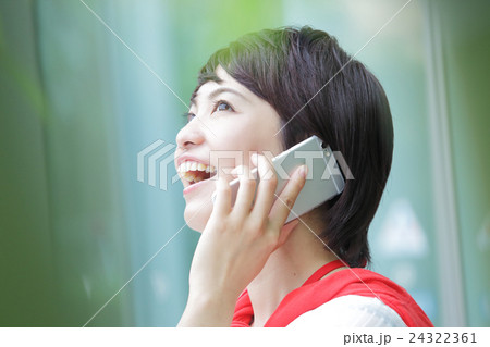 通話　女性 24322361