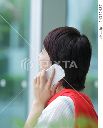 通話 女性 通話 女性 24322487