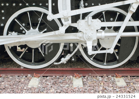 Steam train, wheels. Steam train, wheels. 24331524
