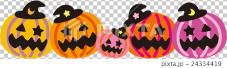ハロウィン　かぼちゃ5個　おばけ 24334419