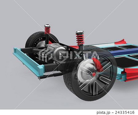 自動車用ブレーキシステムの構造イメージ 自動車用ブレーキシステムの構造イメージ 24335416