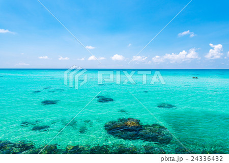 海、風景、海景、沖縄。 24336432