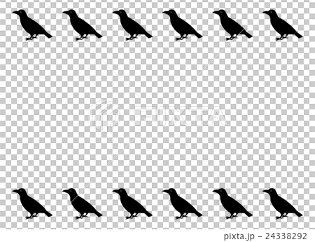 Crow frame - Stock Illustration [24338292] - PIXTA