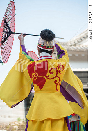 土佐の夏　よさこい祭りは楽しい　よさこい２０１６　後夜祭　全国大会　高知城会場 24338413