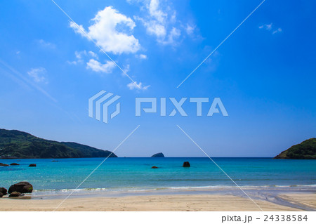 人津久の浜 平戸島の写真素材