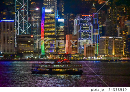 九龍半島から望む香港の夜景 24338919