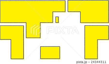 世界地図イラスト 簡略図のイラスト素材 24344311 Pixta