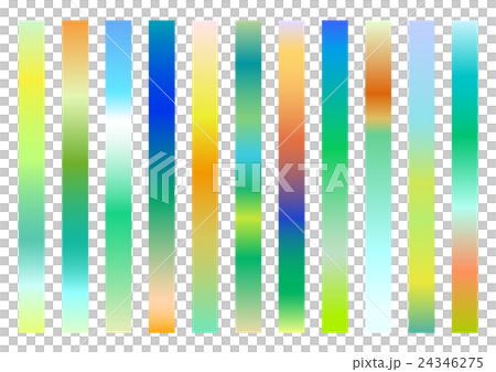 Gradation color chart set - Stock Illustration [24346275] - PIXTA