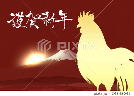 2017年酉年年賀状 24348045