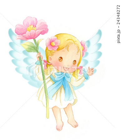 女の子の天使のイラスト素材 24348272 Pixta