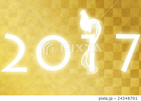 2017年酉年年賀状 24348701
