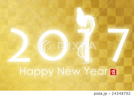 2017年酉年年賀状 24348702