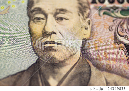 1万円札のアップ 1万円札のアップ 24349833