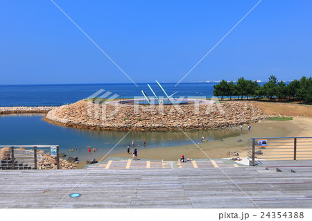 りんくう公園の内海と四季の泉 24354388