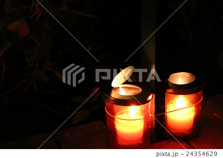 赤いキャンドル 24354629