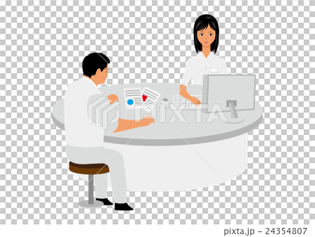 カウンセリングを受ける患者 カウンセリングを受ける患者 24354807