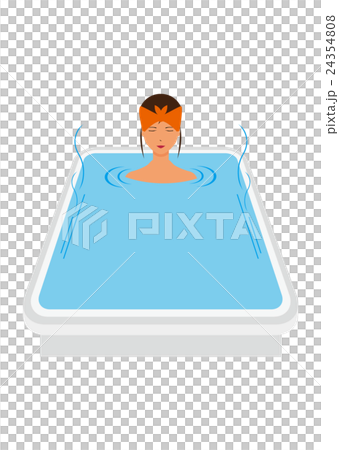 A woman in bath A woman in bath 24354808